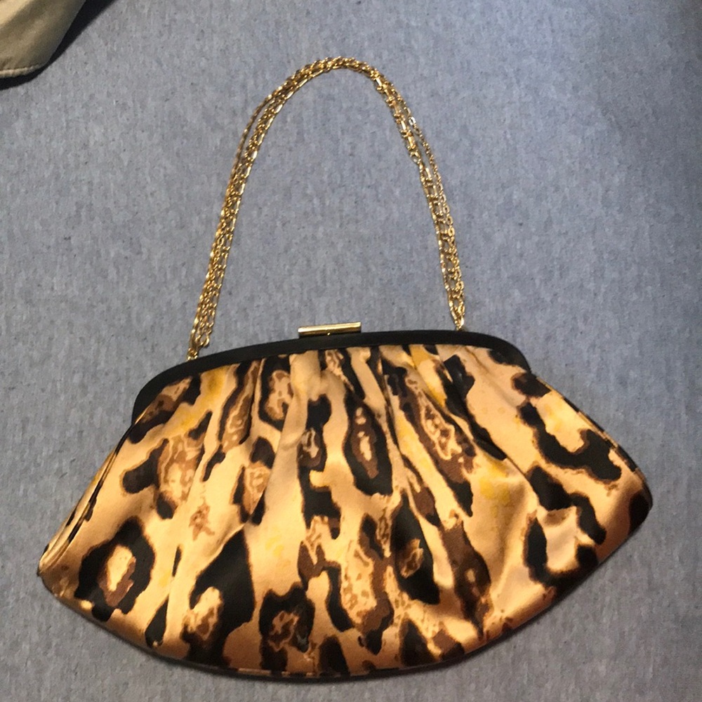 Banana republic leopard clutch